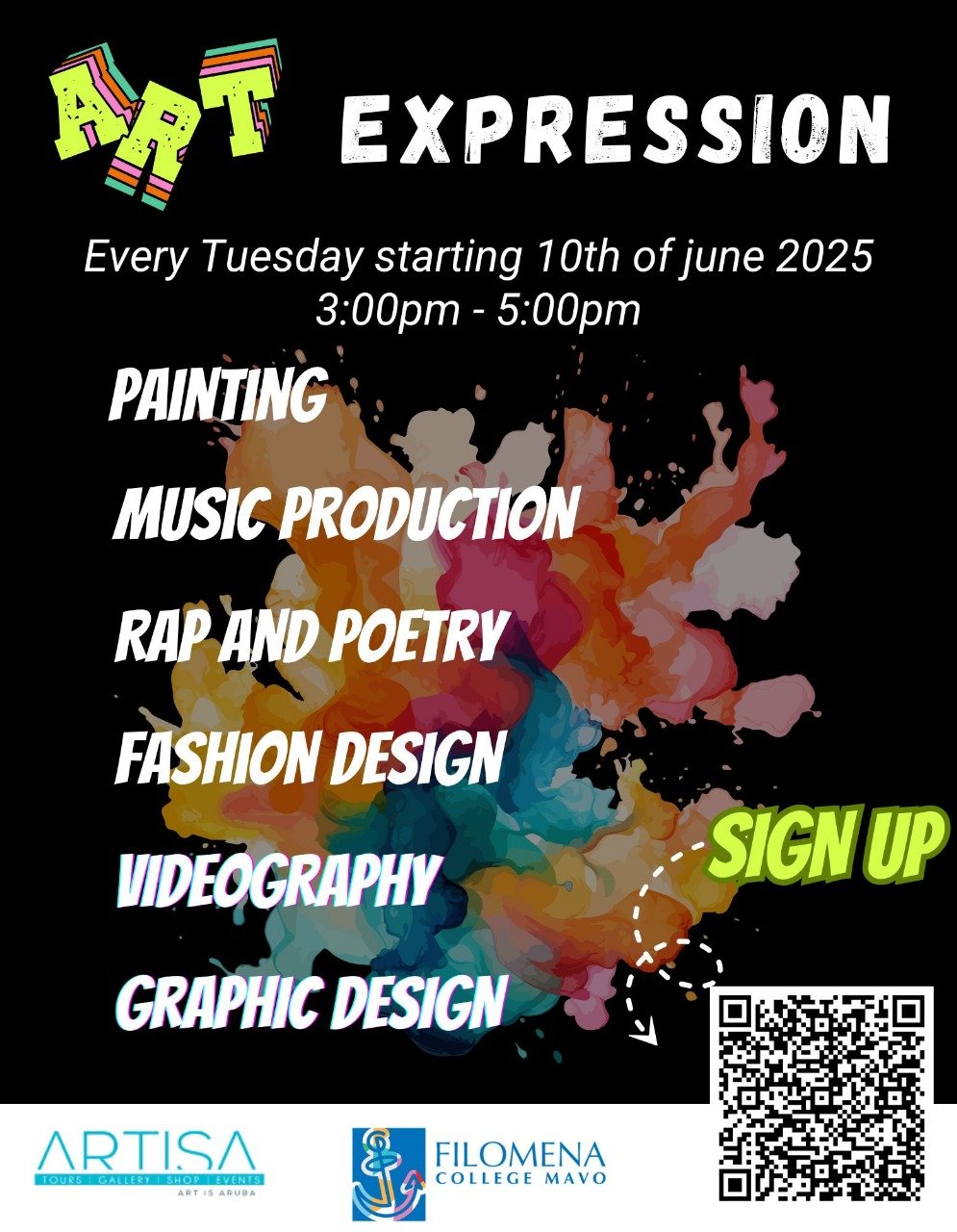 After school program Filomena College Mavo - Art Expression 2025